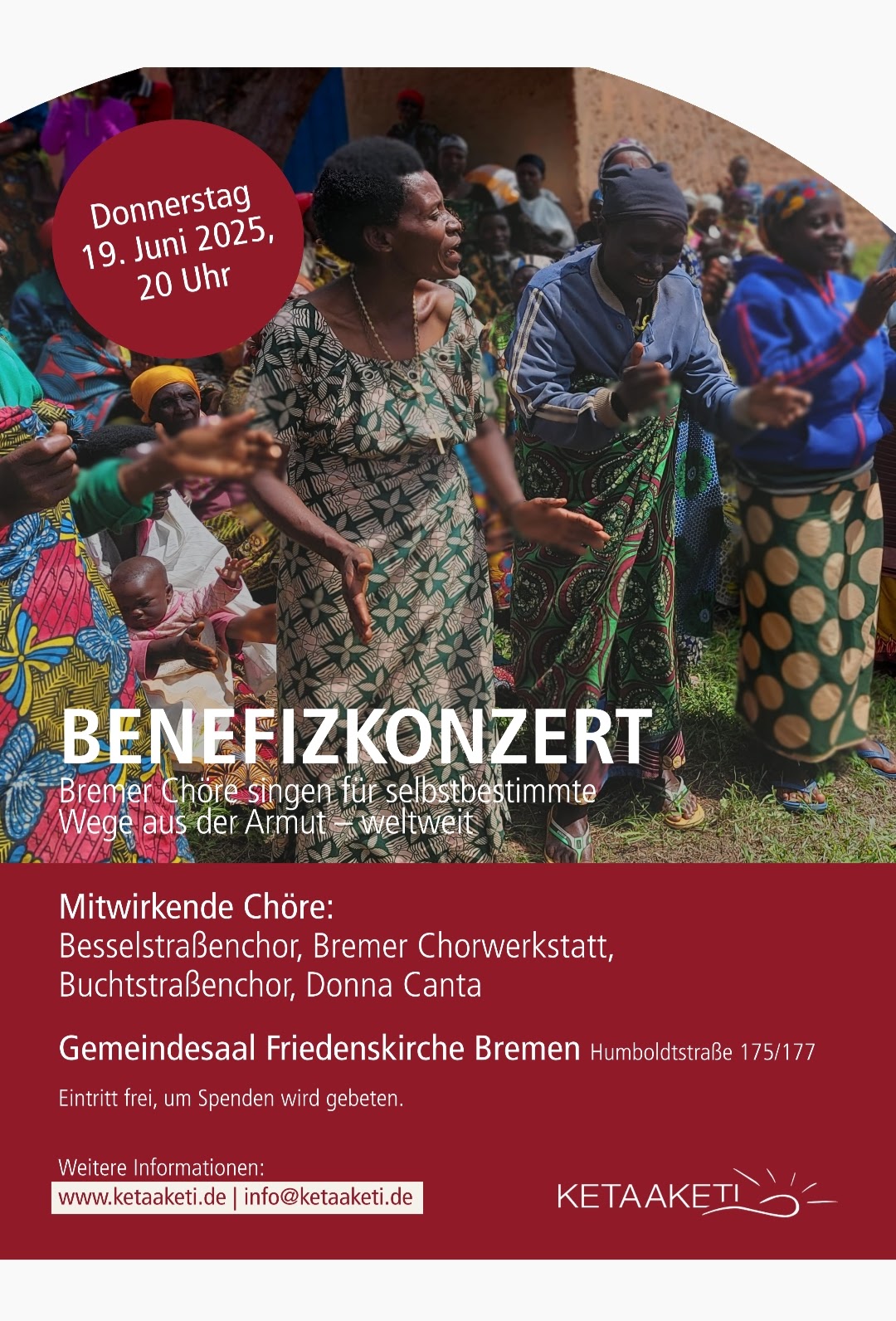konzertflyer 19. Juni 2025